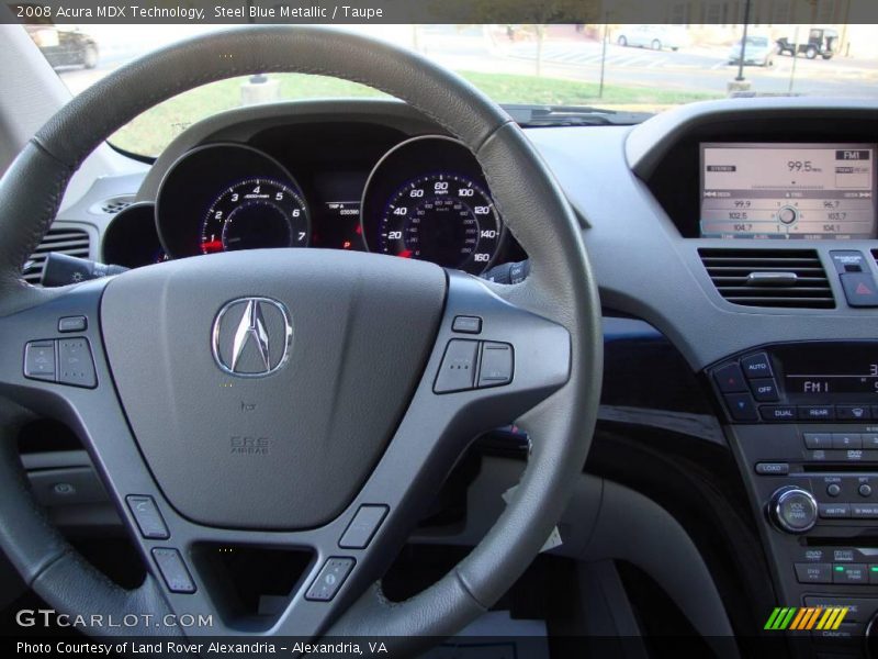 Steel Blue Metallic / Taupe 2008 Acura MDX Technology