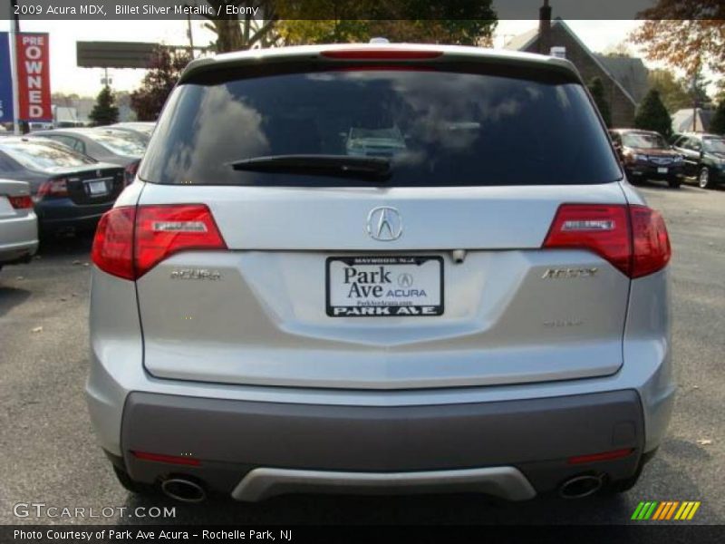 Billet Silver Metallic / Ebony 2009 Acura MDX
