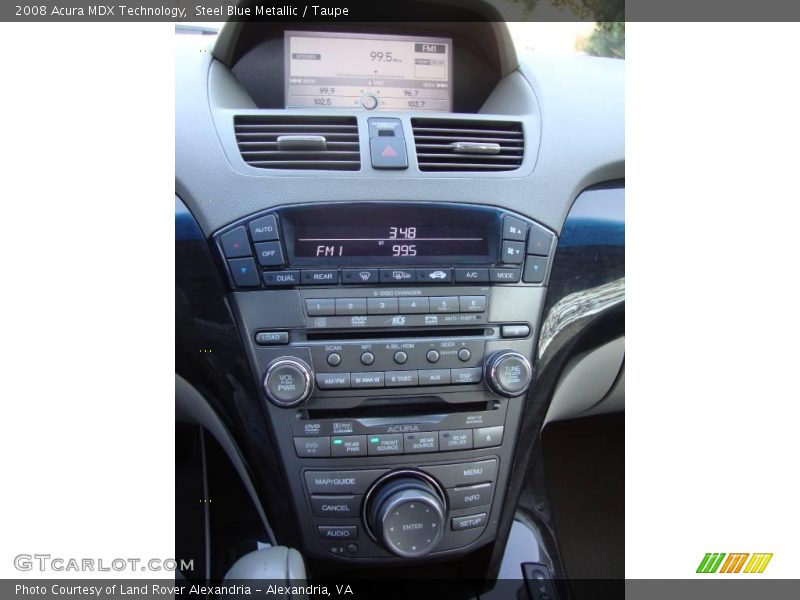 Steel Blue Metallic / Taupe 2008 Acura MDX Technology