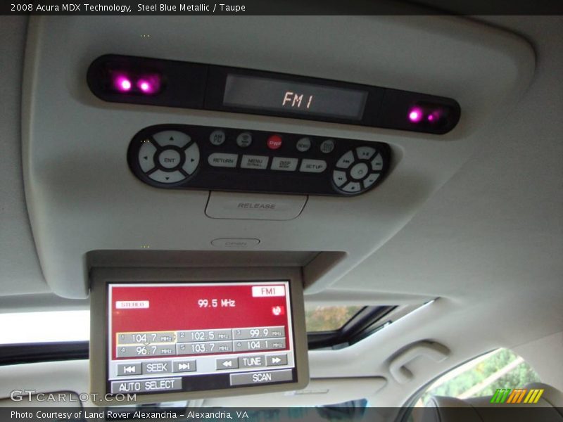 Steel Blue Metallic / Taupe 2008 Acura MDX Technology