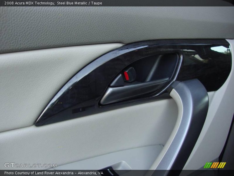 Steel Blue Metallic / Taupe 2008 Acura MDX Technology