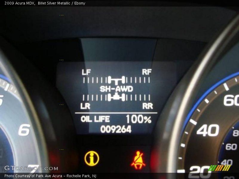 Billet Silver Metallic / Ebony 2009 Acura MDX