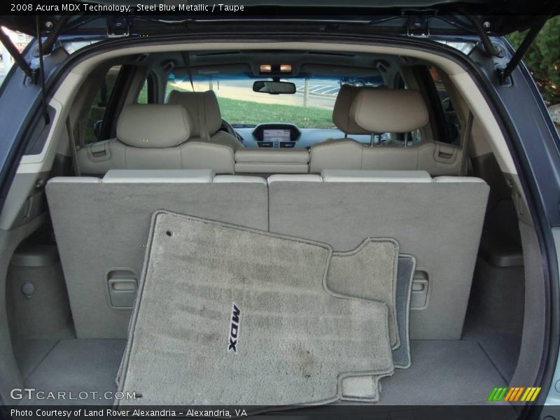 Steel Blue Metallic / Taupe 2008 Acura MDX Technology
