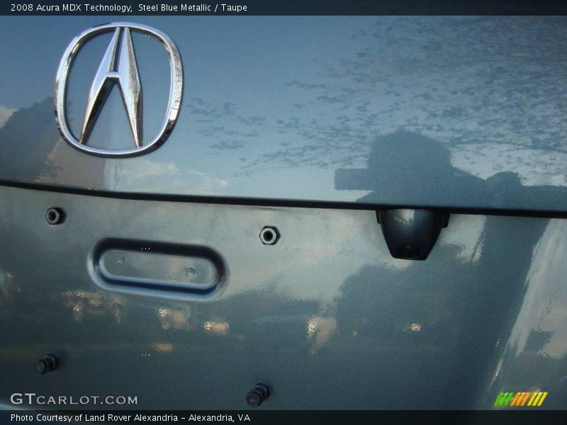 Steel Blue Metallic / Taupe 2008 Acura MDX Technology