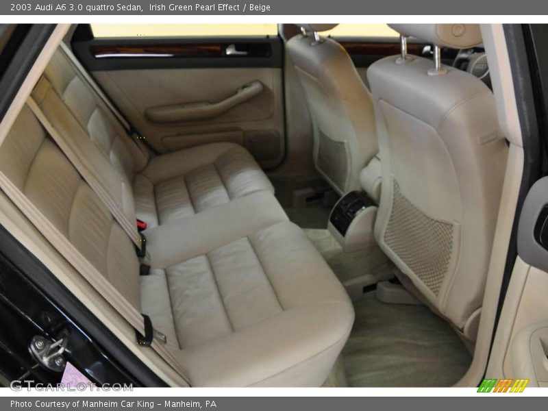 Irish Green Pearl Effect / Beige 2003 Audi A6 3.0 quattro Sedan