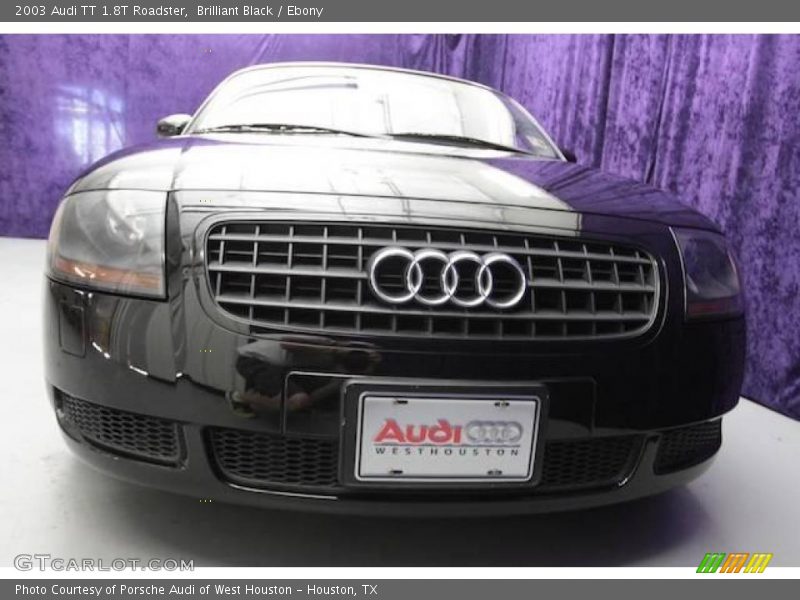 Brilliant Black / Ebony 2003 Audi TT 1.8T Roadster