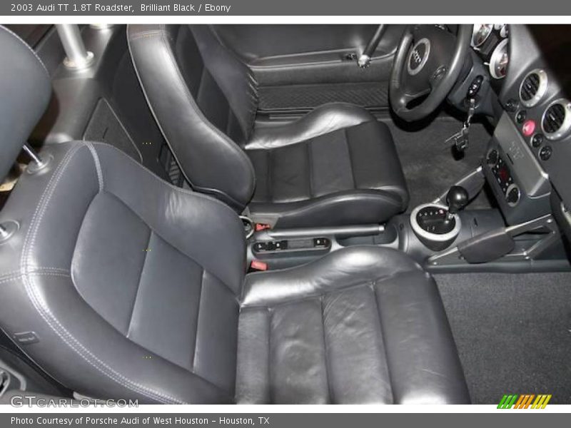 Brilliant Black / Ebony 2003 Audi TT 1.8T Roadster