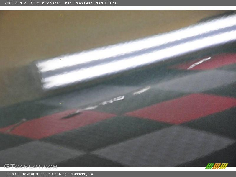 Irish Green Pearl Effect / Beige 2003 Audi A6 3.0 quattro Sedan