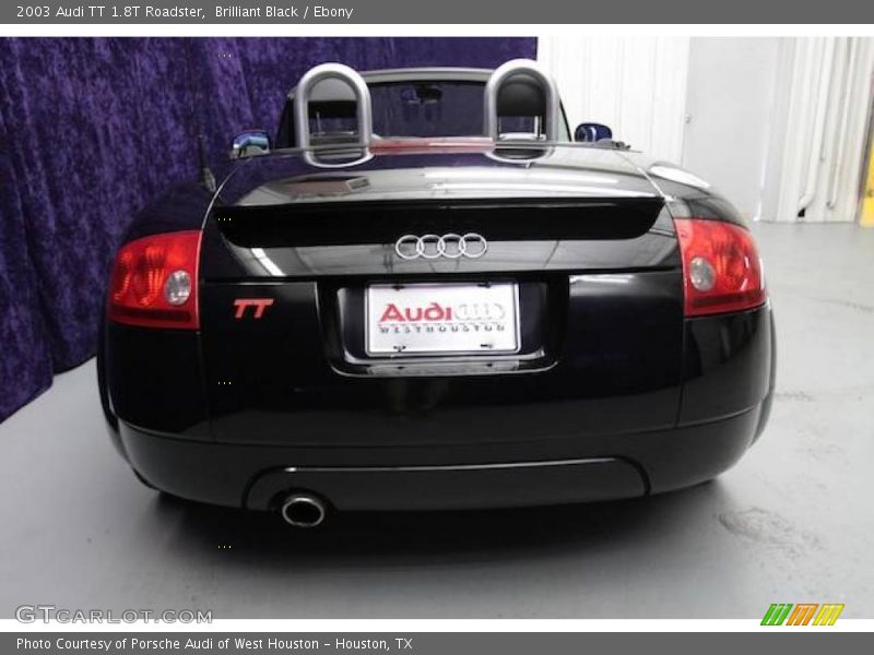 Brilliant Black / Ebony 2003 Audi TT 1.8T Roadster