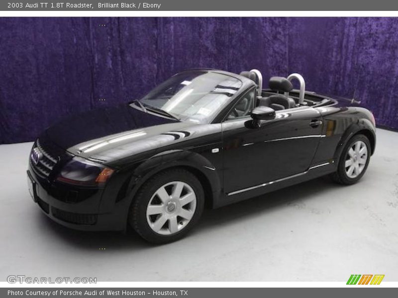 Brilliant Black / Ebony 2003 Audi TT 1.8T Roadster