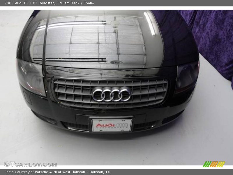 Brilliant Black / Ebony 2003 Audi TT 1.8T Roadster