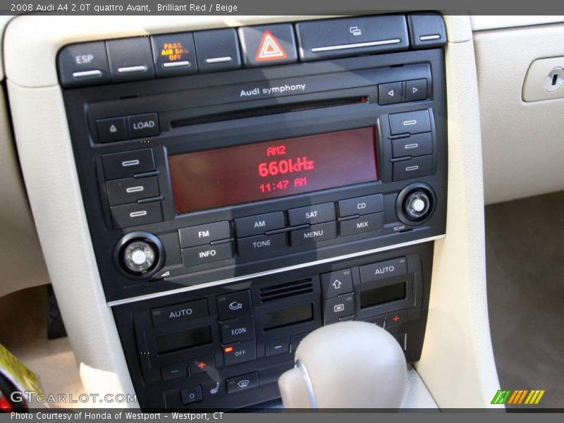 Brilliant Red / Beige 2008 Audi A4 2.0T quattro Avant
