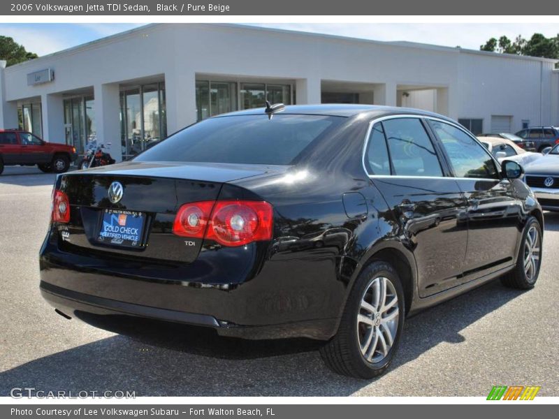 Black / Pure Beige 2006 Volkswagen Jetta TDI Sedan