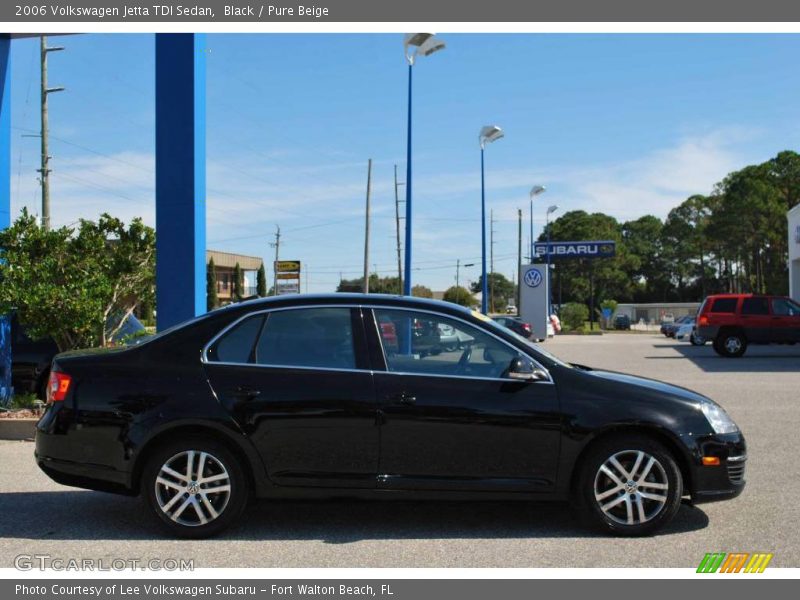 Black / Pure Beige 2006 Volkswagen Jetta TDI Sedan