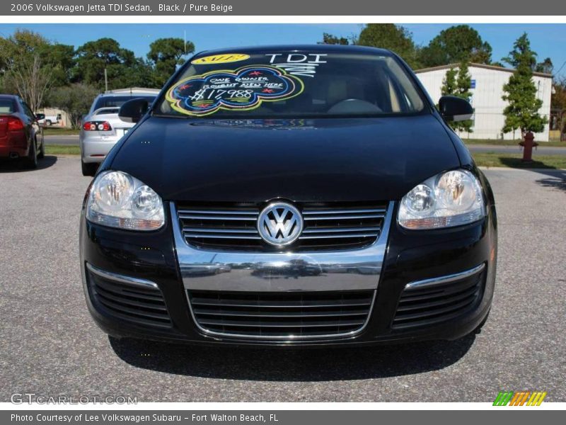 Black / Pure Beige 2006 Volkswagen Jetta TDI Sedan