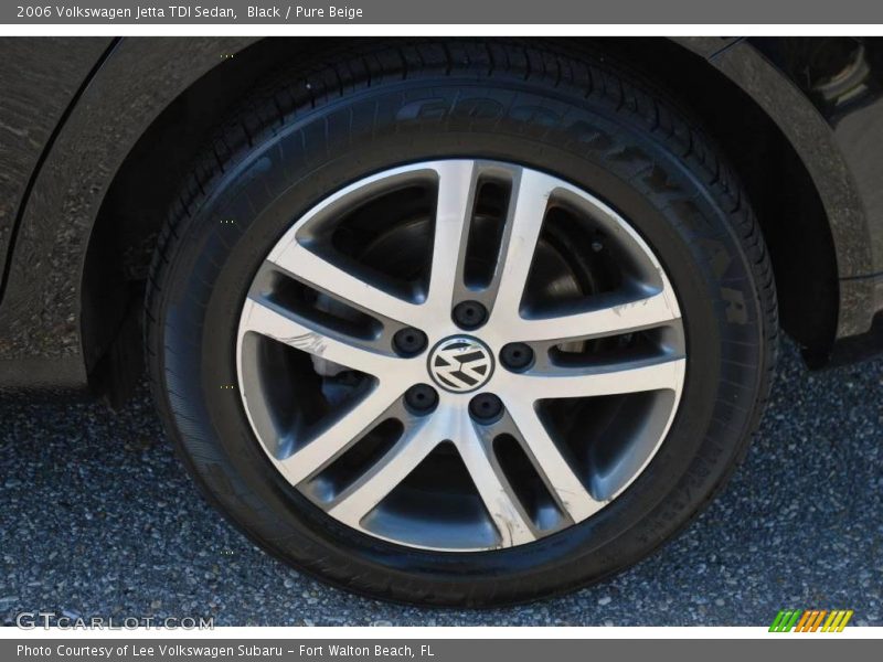 Black / Pure Beige 2006 Volkswagen Jetta TDI Sedan