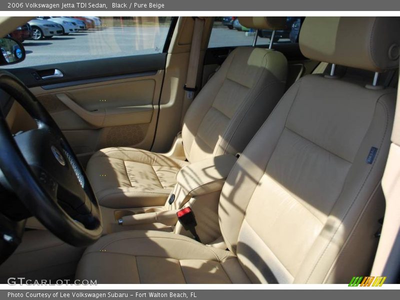 Black / Pure Beige 2006 Volkswagen Jetta TDI Sedan