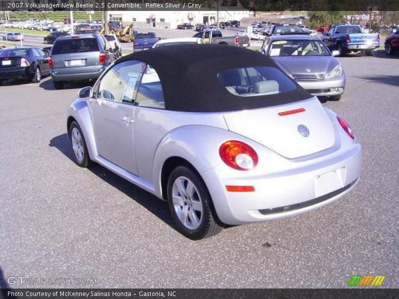 Reflex Silver / Grey 2007 Volkswagen New Beetle 2.5 Convertible