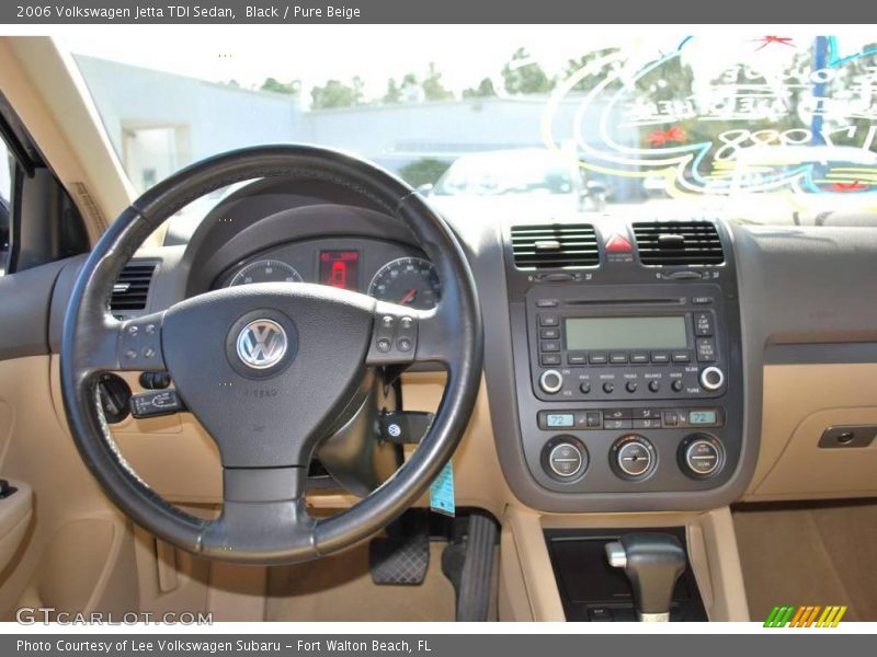 Black / Pure Beige 2006 Volkswagen Jetta TDI Sedan