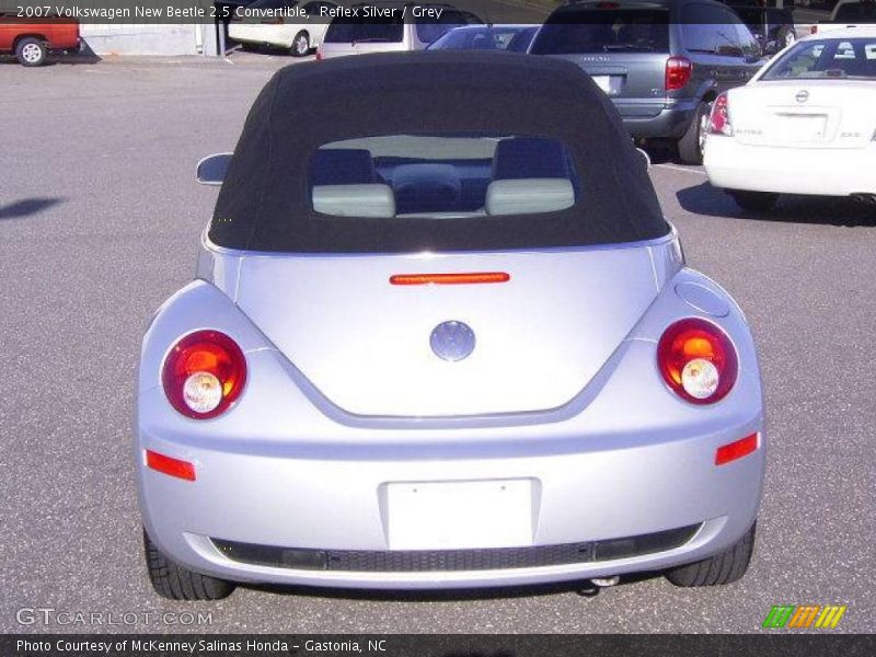 Reflex Silver / Grey 2007 Volkswagen New Beetle 2.5 Convertible