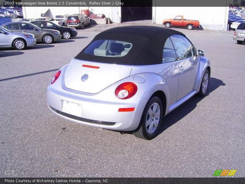 Reflex Silver / Grey 2007 Volkswagen New Beetle 2.5 Convertible