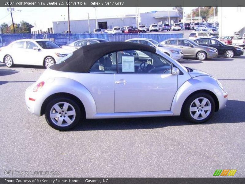 Reflex Silver / Grey 2007 Volkswagen New Beetle 2.5 Convertible