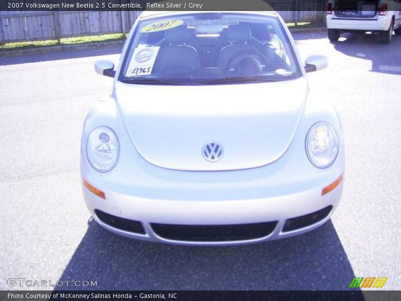 Reflex Silver / Grey 2007 Volkswagen New Beetle 2.5 Convertible