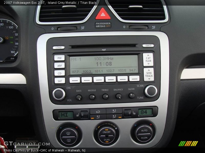 Island Grey Metallic / Titan Black 2007 Volkswagen Eos 2.0T