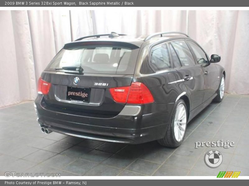 Black Sapphire Metallic / Black 2009 BMW 3 Series 328xi Sport Wagon