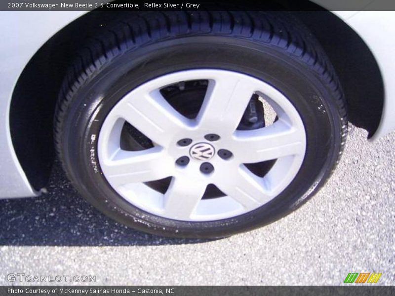 Reflex Silver / Grey 2007 Volkswagen New Beetle 2.5 Convertible