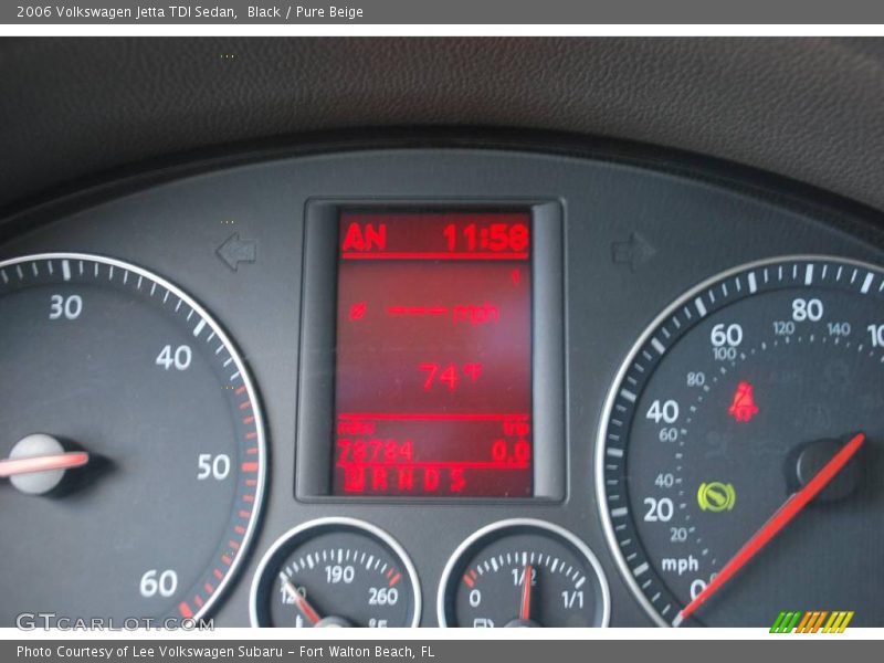 Black / Pure Beige 2006 Volkswagen Jetta TDI Sedan