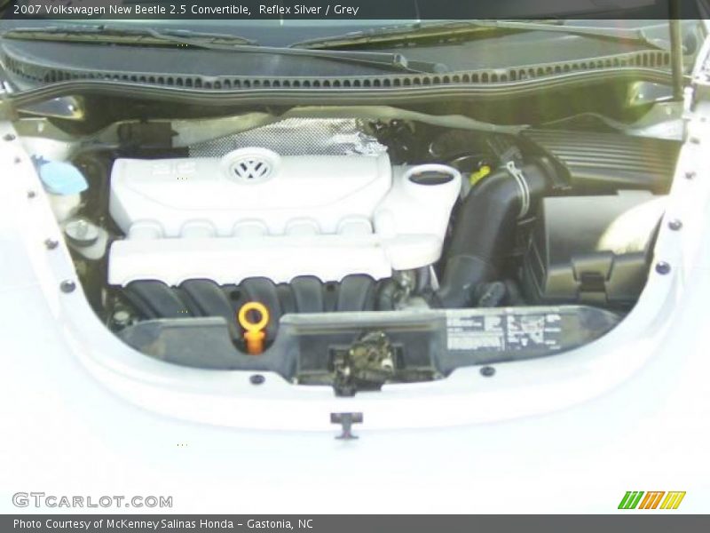 Reflex Silver / Grey 2007 Volkswagen New Beetle 2.5 Convertible
