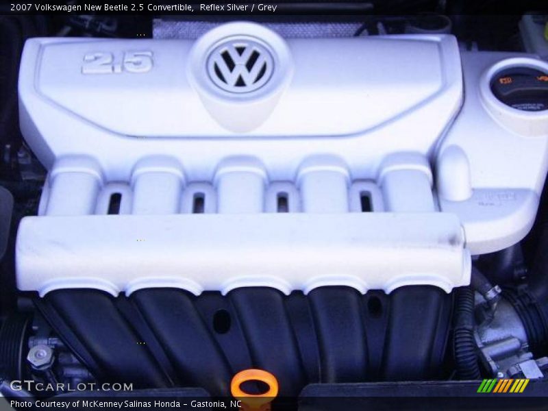 Reflex Silver / Grey 2007 Volkswagen New Beetle 2.5 Convertible