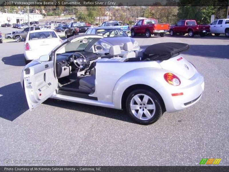 Reflex Silver / Grey 2007 Volkswagen New Beetle 2.5 Convertible