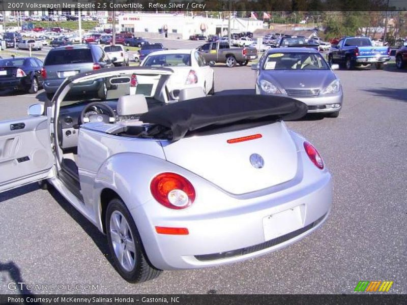 Reflex Silver / Grey 2007 Volkswagen New Beetle 2.5 Convertible