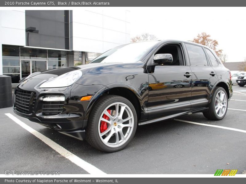 Black / Black/Black Alcantara 2010 Porsche Cayenne GTS