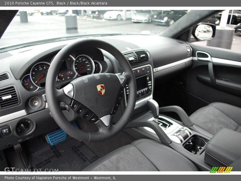 Black / Black/Black Alcantara 2010 Porsche Cayenne GTS