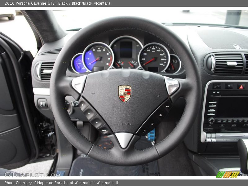 Black / Black/Black Alcantara 2010 Porsche Cayenne GTS