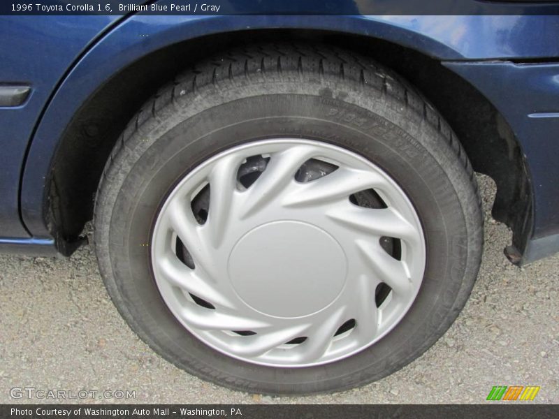 Brilliant Blue Pearl / Gray 1996 Toyota Corolla 1.6