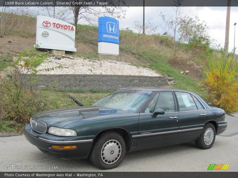 Emerald Green Pearl / Taupe 1998 Buick LeSabre Custom