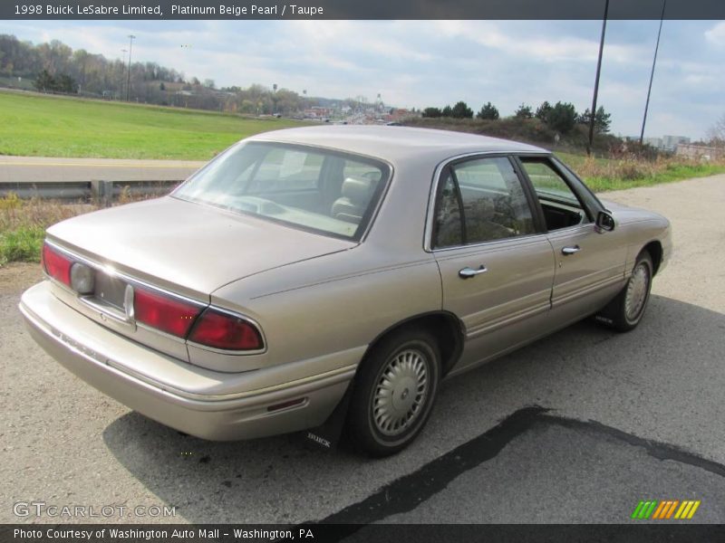 Platinum Beige Pearl / Taupe 1998 Buick LeSabre Limited