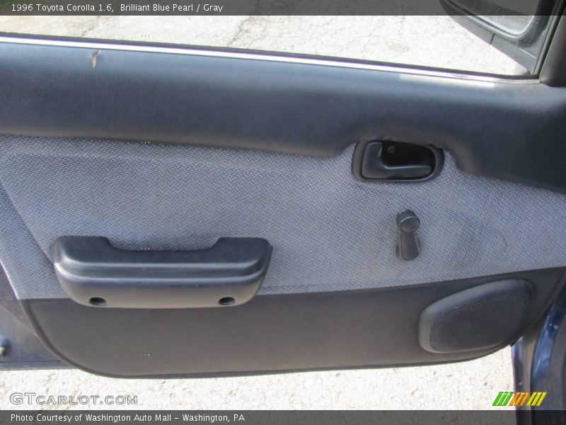 Brilliant Blue Pearl / Gray 1996 Toyota Corolla 1.6