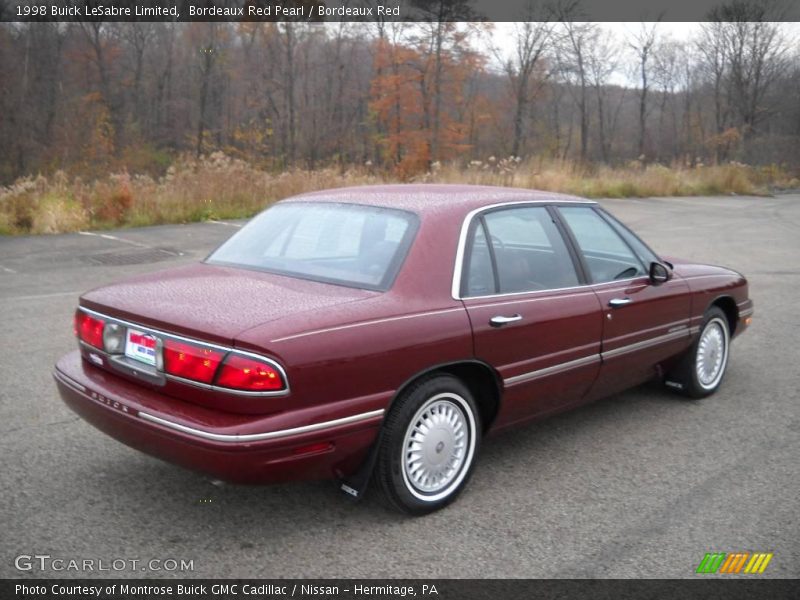Bordeaux Red Pearl / Bordeaux Red 1998 Buick LeSabre Limited