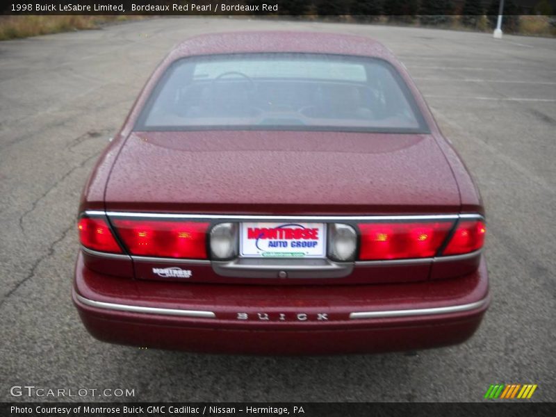 Bordeaux Red Pearl / Bordeaux Red 1998 Buick LeSabre Limited