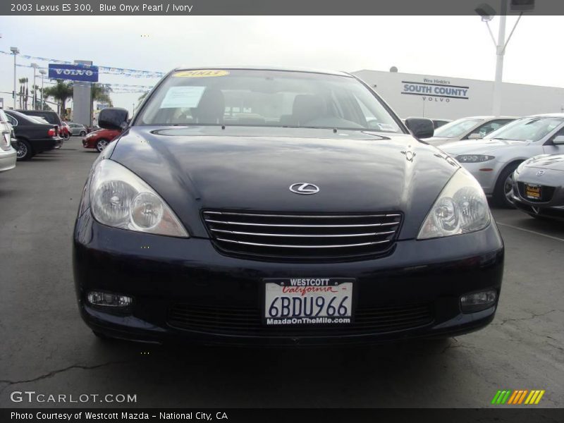 Blue Onyx Pearl / Ivory 2003 Lexus ES 300