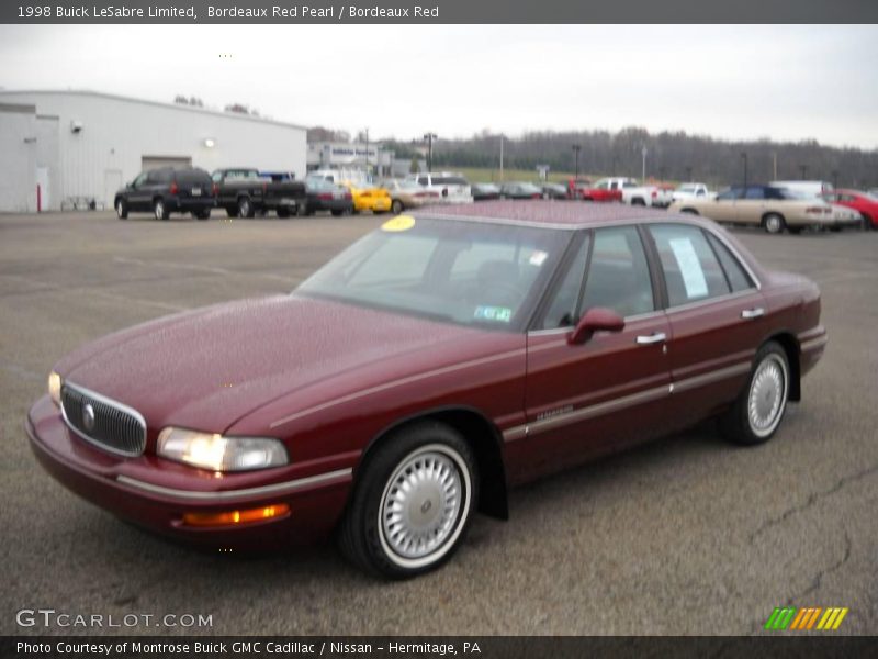 Bordeaux Red Pearl / Bordeaux Red 1998 Buick LeSabre Limited