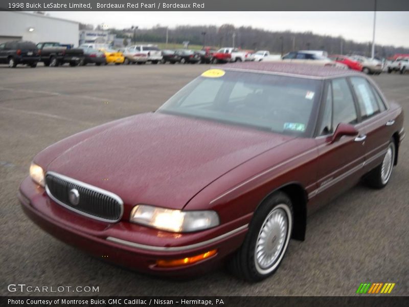 Bordeaux Red Pearl / Bordeaux Red 1998 Buick LeSabre Limited