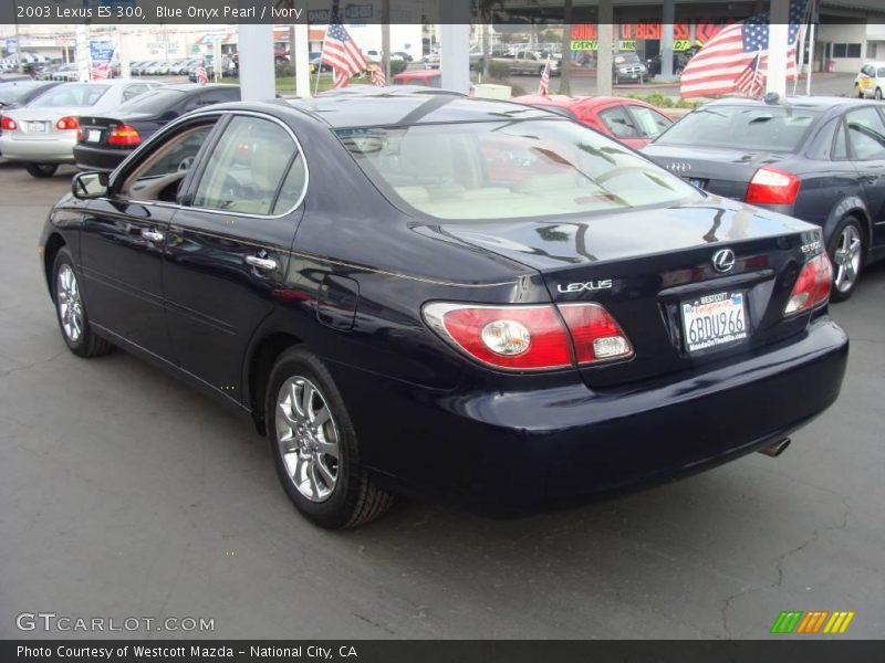 Blue Onyx Pearl / Ivory 2003 Lexus ES 300
