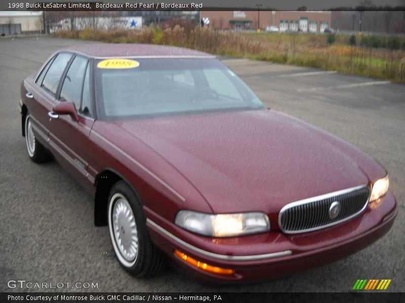 Bordeaux Red Pearl / Bordeaux Red 1998 Buick LeSabre Limited