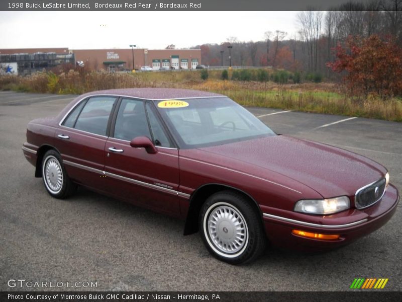 Bordeaux Red Pearl / Bordeaux Red 1998 Buick LeSabre Limited